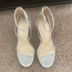 Jessica heels silver